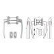 Windaform Mega Milano Paralel Sürme Kolu Rozetli Ral-8022 Koyu Kahve Windaform Mega Milano Paralel Sürme Kolu Rozetli Ral-8022 Koyu Kahve