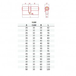İTO Barel Nikel Kaplamalı - 3 Adet Anahtarlı ( 35 + 10 + 45 ) - 90 mm