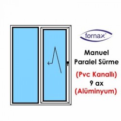 Fornax Manuel Paralel Sürme Takımı Perimetrik- Pvc Kanallı (9 Ax) - ALU