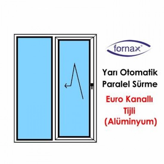 Fornax Yarı Otomatik Paralel Sürme Takımı Euro Kanal - Tijli Sistem ( ALU )